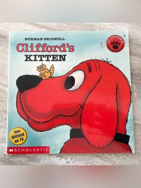 4/$20💥Clifford's Kitten, Norman Bridwell, Paperback Vintage Kids Book Scholastic